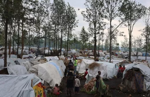 7 miljoen mensen zijn op de vlucht in Congo, 80% daarvan in Oost-Congo. Een zware humanitaire crisis als achtergrond voor de strijd rond de controle over de Congolese kobalt en andere mineralen. Foto: UNHCR