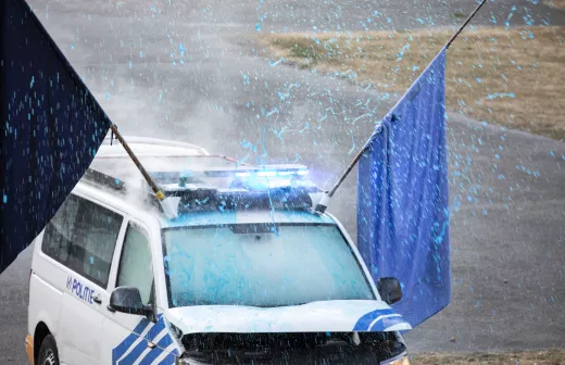 De blauw: een voorstelling over politie (c) Ken Aelbrecht / TAZ