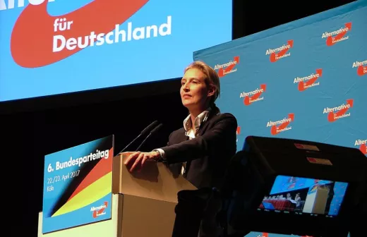 Alice Weidel, lijsttrekker van Alternative für Deutschland. Foto: Olaf Kosinsky, CC BY-SA 3.0 DE