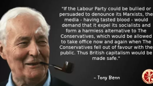 Tony Benn was met een onderbreking van vier jaar) Labour-parlementslid van 1950 tot 2001