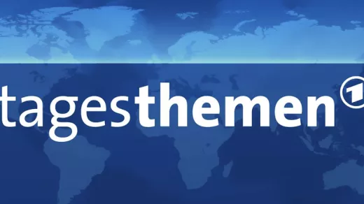 De mercatorversie is alomtegenwoordig. Zoals op deze journaal-achtergrond van het Duitse tv-journaal. Beeld: ARD