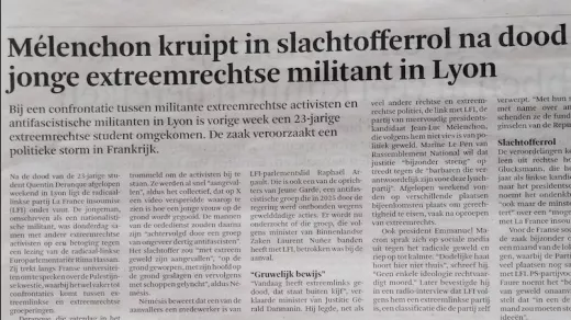 De Standaard Mélenchon