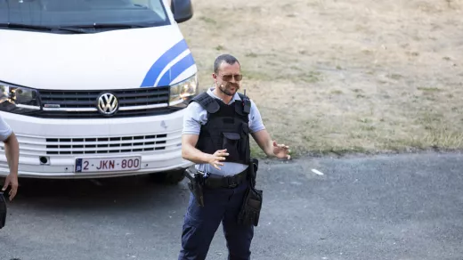 De blauw: een voorstelling over politie (c) Ken Aelbrecht / TAZ