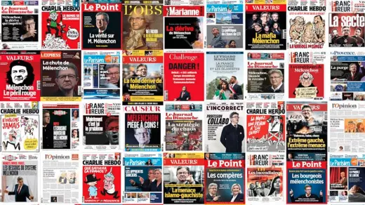 Mélenchon media