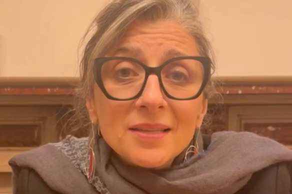 Beeld: Screenshot videoboodschap Francesca Albanese