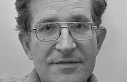 Noam Chomsky in 1977. Foto WikiMedia Commons