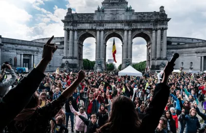 Right(s) Now-mars van Hart boven Hard op 12 mei 2019. Foto: Kristof Vadino