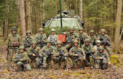 Belgische en VS-soldaten in Hohenfels, Duitsland. Foto: U.S. Army photo / Markus Rauchenberger