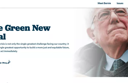 Foto: screenshot berniesanders.com