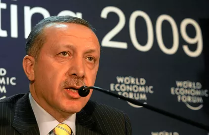 Recep Tayyip Erdogan, president van Turkije. Foto: Andy Mettler, World Economic Forum, Flickr / CC BY-NC-SA 2.0 (More information about the rights of this work, see below article)