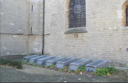 De zeven Congolese zerken in Tervuren. Foto: Rein1953 / CC BY SA 4.0