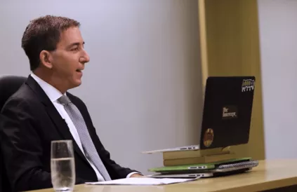 Glenn Greenwald. Foto: Screenshot YouTube / The Intercept Brasil