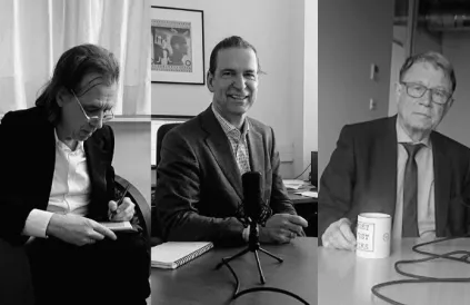 Dirk De Wachter, Lieven Annemans en Manu Keirse op gesprek 'In de grijze zone'.