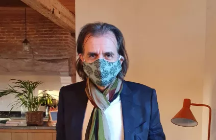Dirk De Wachter in de Farm Of Inspiration.