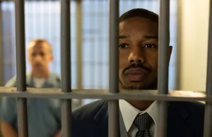 Michael B. Jordan in Just Mercy