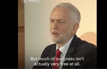 Screenshot Channel 4 / twitter @BeckettUnite