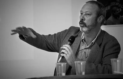 Blommaert, de docent (Foto Christophe Legasse)