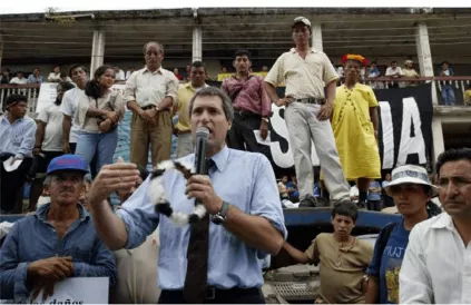 Steve Donziger was in Ecuador de hoofdadvocaat van de inheemse bevolking tegen Texaco/Chevron. Foto: makechevroncleanup.com