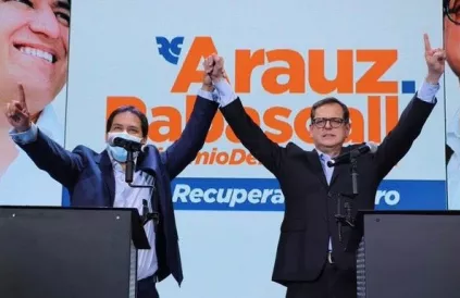 Presidentskandidaat Arauz kan (voorlopig) wel deelnemen aan de verkiezingen in 2021. Foto: Twitter @EconLuisa