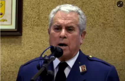Generaal Francisco Beca Casanova: "Alleen Franco bracht vrede en welvaart in Spanje". Foto: YouTube screenshot