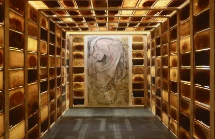 Anna Boghiguian: Van katoengeschiedenis naar geëngageerde kunst. Foto Dirk Pauwels