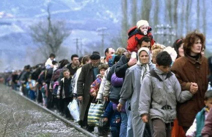 "Kosovo Refugees" by United Nations Photo is licensed under CC BY-NC-ND 2.0 