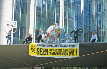 Protest (31 mei 2021). Bron: Ineos Will Fall