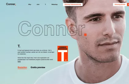 De verpakking is de boodschap... Screenshot conner.be