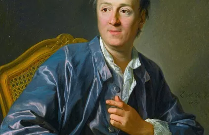 Portret Diderot door schilder Louis-Michel van Loo. Public Domain