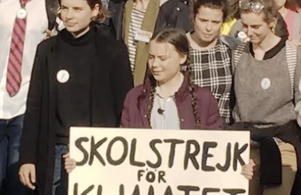 Anuna De Wever met Greta Thunberg