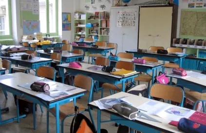 Eén beeld, twéé crisissen. Corona en onderwijs. Foto: Allison Meier/CC BY-SA 2:0