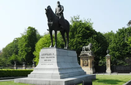Koning Leopold II, aan het Troonplein in Brussel. Foto: el legowo/CC BY-SA 3:0
