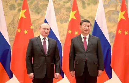Poetin en Xi begin februari 2022. Bron: http://en.kremlin.ru/