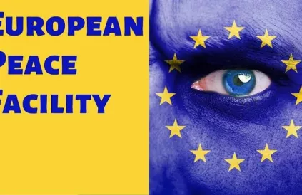 EPF eerste stap naar militarisering EU? Poster: iamrutendo.online