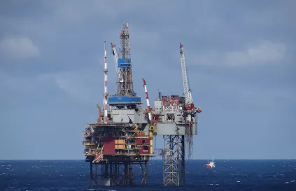 Boorplatform in de Noordzee. Foto: Gary Bembridge/CC BY-SA 2:0