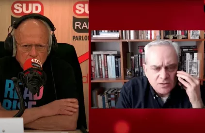 Jacques Baud (r). Screenshot YouTube Radio SudInfo