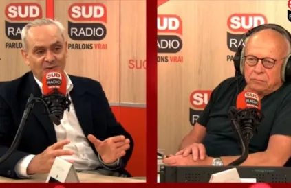 Jacques Baud (l). Screenshot YouTube Radio SudInfo