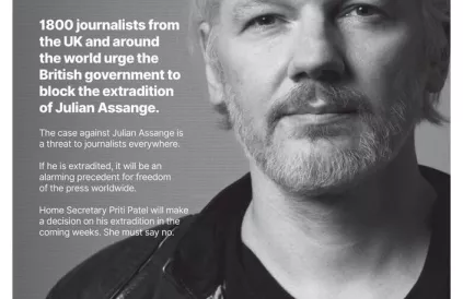 Volledige lijst ondertekenende journalisten op speak-up-for-assange.org
