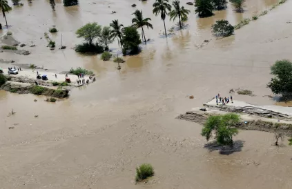 Overstromingen in Piura, Peru, 2017. Foto: Ministerio de Defensa/CC BY-SA 2:0