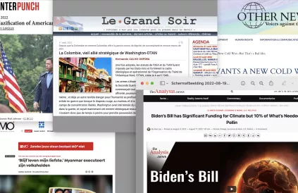 Screenshot: Le Grand Soir, MO*, Other News, theanalysisnews, Counterpunch
