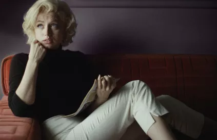 Blonde. Ana de Armas as Marilyn Monroe. Cr. Netflix © 2022
