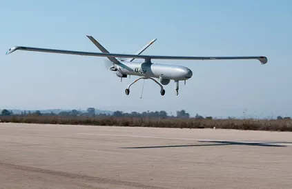 Elbit Systems Hermes-450 unmanned aircraft. Foto: Nehemia Gershuni-Aylho
Creative Commons Attribution-Share Alike 3.0