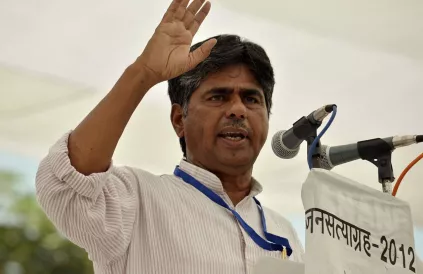 Rajagopal: "Een andere economie voor India". Foto: Yann Forget/CC BY-SA 4:0