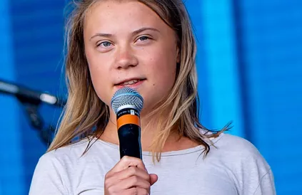 Greta Thunberg: "Volg niet mij, volg de wetenschap". Nu met dit boek. Foto: Ralph_PH/CC BY-SA 2:0