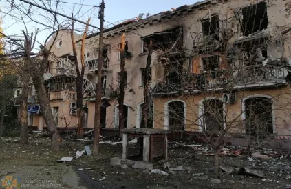 Rusland annexeert provincie Zaporizja maar controleert noorden met gelijknamige hoofdstad niet. Bombardement in Zaporizja (stad). Foto: dsns.gov.ua/CC BY-SA 4:0