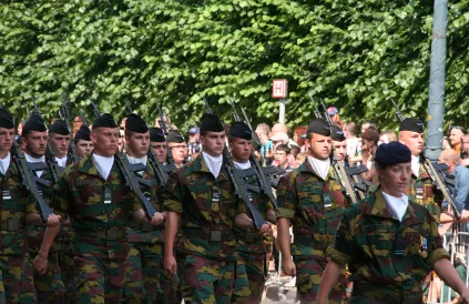 Belgisch leger op nationale feestdag - 2016 (CC)