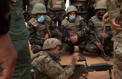 Beeld uit Operation African Lion 2021. Foto: publiek domein, Georgia National Guard