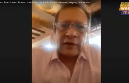 Luis Guillermo Pérez Casas: "Ambitieuze plannen voor Colombia."
