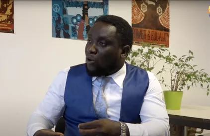 Pascal Mukaruga, directeur Africa Reconciled: "Wij willen maar twee dingen: vrede en democratische verkiezingen."