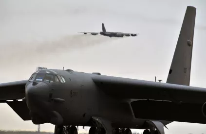 B-52 bommenwerper. Foto: Richard Ebensberger/US Air Force/Public Domain